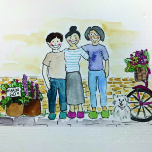 Home Custom Character Illustration